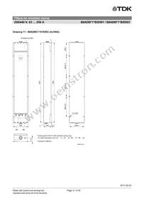 B84299D1630B3 Datasheet Page 21