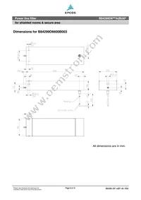 B84299D6101A003 Datasheet Page 8