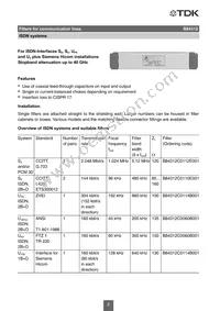 B84312C114B1 Datasheet Page 2