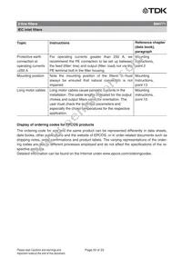 B84771M0015L000 Datasheet Page 20