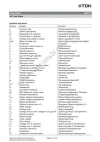 B84771M0015L000 Datasheet Page 21