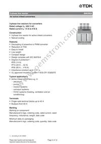 B86306A0418S000 Datasheet Page 2