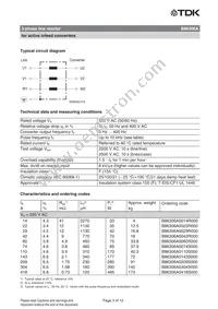 B86306A0418S000 Datasheet Page 3