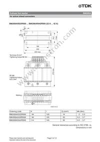 B86306A0418S000 Datasheet Page 5