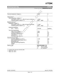 B88069X0270S102 Datasheet Page 3