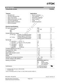 B88069X0780S102 Datasheet Page 2