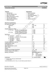 B88069X0790T502 Datasheet Page 2