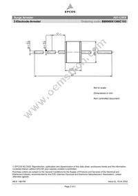 B88069X1360C103 Datasheet Page 2