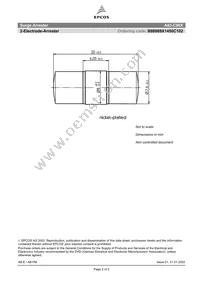 B88069X1450C102 Datasheet Page 2