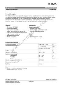 B88069X1923T902 Datasheet Page 2