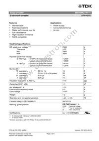 B88069X2190T502 Datasheet Page 2