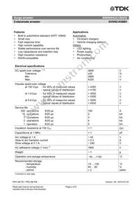 B88069X2213B252 Datasheet Page 2