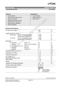 B88069X3090B252 Datasheet Page 2