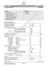 B88069X3120T702 Datasheet Page 2