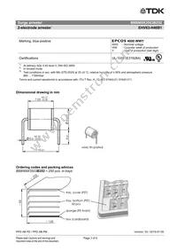 B88069X3343B252 Datasheet Page 3