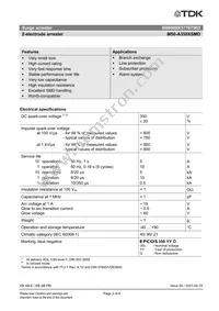 B88069X3770T902 Datasheet Page 2