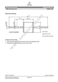 B88069X3930T103 Datasheet Page 4