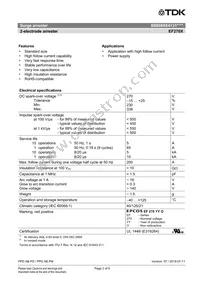 B88069X4131S102 Datasheet Page 2