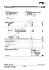 B88069X4301T502 Datasheet Page 2