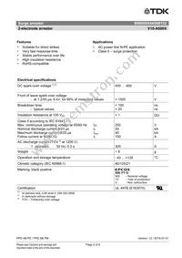 B88069X4400B152 Datasheet Page 2