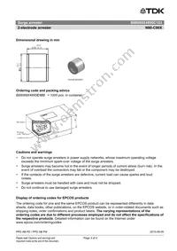 B88069X4890C103 Datasheet Page 3