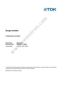 B88069X5171B502 Datasheet Cover