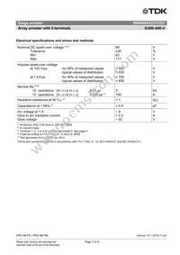 B88069X5323T203 Datasheet Page 3