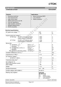 B88069X5460B502 Datasheet Page 2