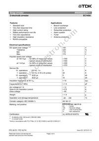 B88069X5970S102 Datasheet Page 2