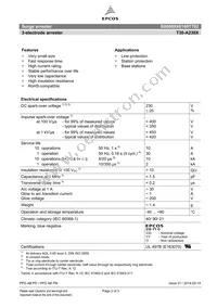 B88069X6100T702 Datasheet Page 2