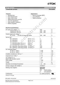 B88069X6980C203 Datasheet Page 2