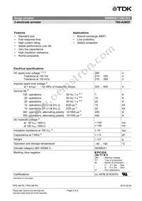 B88069X7120C203 Datasheet Page 2