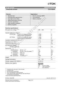 B88069X8160B502 Datasheet Page 2