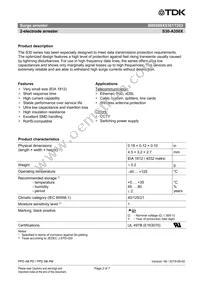 B88069X8361T203 Datasheet Page 2