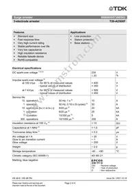 B88069X8720B502 Datasheet Page 2