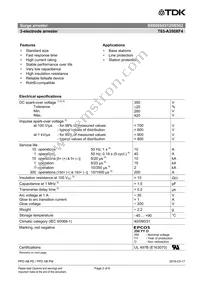 B88069X9120B502 Datasheet Page 2