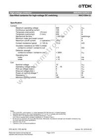 B88269X1020C011 Datasheet Page 3