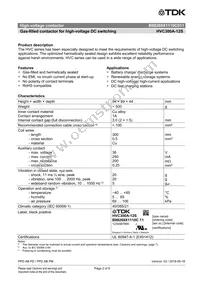 B88269X1110C011 Datasheet Page 2