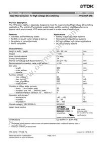 B88269X1120C011 Datasheet Page 2