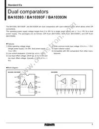 BA10393N Datasheet Cover