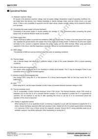 BA1117FP-E2 Datasheet Page 10