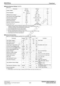 BA14741FJ-GE2 Datasheet Page 3