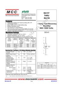 BA159-TP Datasheet Cover