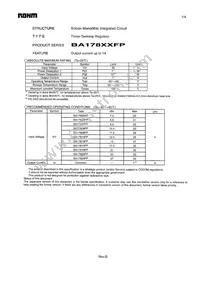 BA17807FP-E2 Datasheet Cover