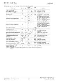 BA2115FVM-TR Datasheet Page 5