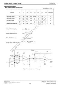 BA2901YFV-MGE2 Datasheet Page 20