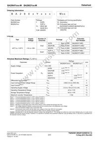 BA2902YFV-MGE2 Datasheet Page 3