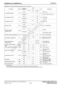 BA2904YFV-CE2 Datasheet Page 5