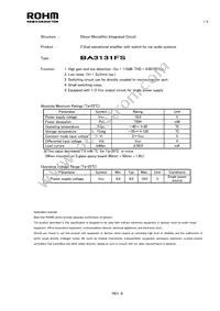 BA3131FS-E2 Datasheet Cover