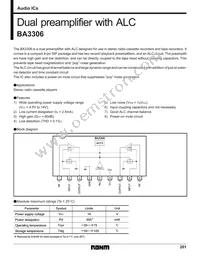 BA3306 Datasheet Cover